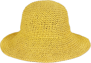 Floppy Wide Brim Straw Bucket Hat