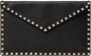 Valentino Garavani Women's Rockstud Studded Leather Envelope Clutch