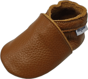 Mejale Baby Infant Toddler Slip-On Leather Moccasins