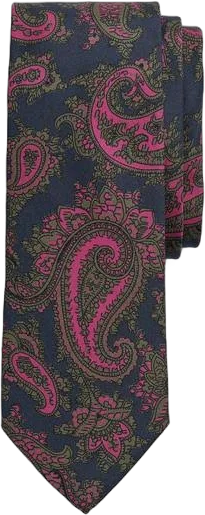 Brooks Brothers Men's Silk Paisley Tie