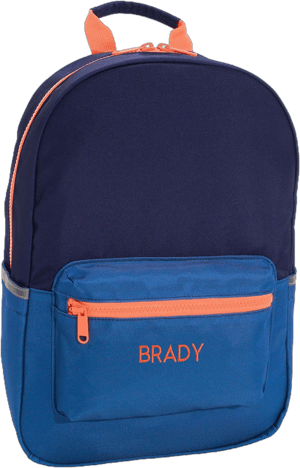 Blue/Navy/Orange Astor Backpack