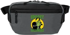 Spooky Halloween Rip Zombie Crossbody Pack