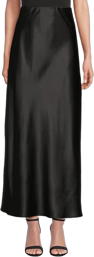 Renee C. Women's Satin Maxi Skirt