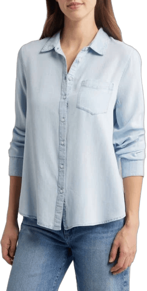 Caslon Chambray Button-Up Shirt