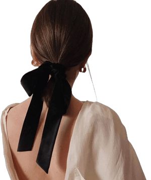 Handmade Velvet Bow Hair Ties for Women and Girls