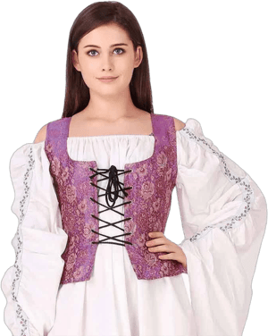 Medieval Brocade Bodice