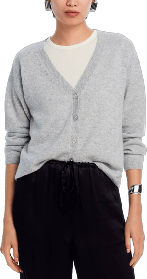 C by Bloomingdale's Women's Cashmere V Neck Cardigan