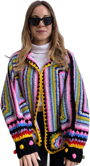 Handcrafted Boho Crochet Cardigan