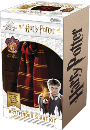 Eaglemoss Harry Potter Gryffindor House Scarf Knitting Kit