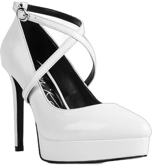 London Rag Women's Pixie Dust Cross Strapped Stiletto Pumps