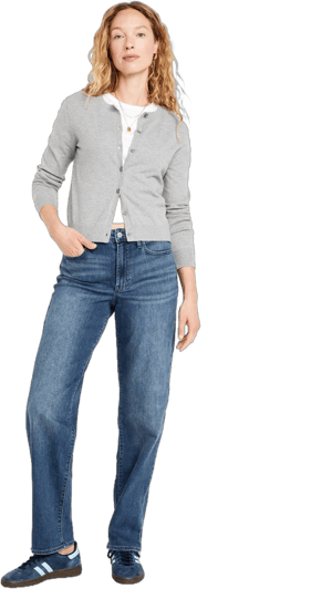 Old Navy Women's High-Waisted Wow Loose Jeans