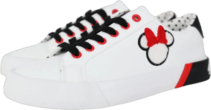 Minnie Mouse Women's Low Court Lace-Up Sneakers