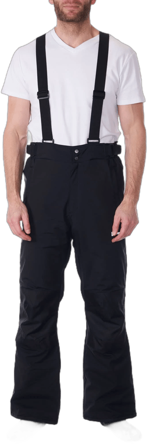 Alpine Swiss Men's Waterproof Insulated Snow Pants with Removable Suspenders