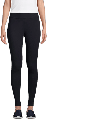 Lands' End Women's Starfish Mid Rise Knit Leggings