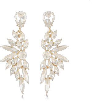 FENBORY Rhinestone Cluster Drop Earrings