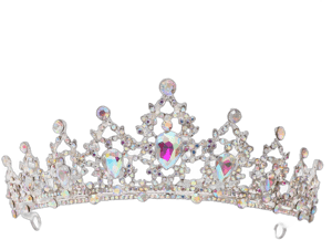 FORSEVEN Women's Crystal Wedding Crown