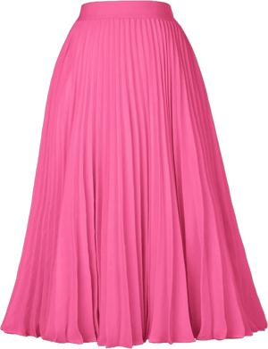 Grace Karin Women's High Elastic Waist Pleated Chiffon Midi Swing Skirt