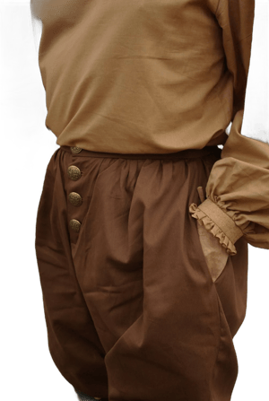 Men's Renaissance Venetian Linen Trousers