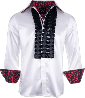 Johnny B Rock Roll N Soul Ruffle Shirt