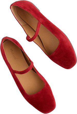 Madewell Greta Suede Ballet Flats