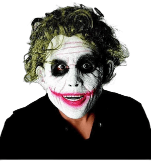 DC Comics Batman The Dark Knight Joker Wig Costume