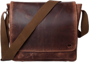 Roosevelt Buffalo Leather Satchel Messenger Bag