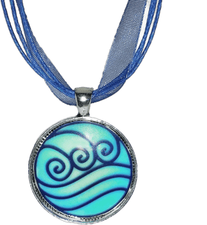 Water Element Inspired Glow in The Dark Choker Necklace