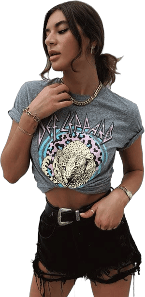 Vintage Band Tees Def Leppard Pastel Leppard Vintage Rock Tee