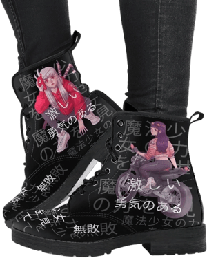 Anime Women's Combat Boots