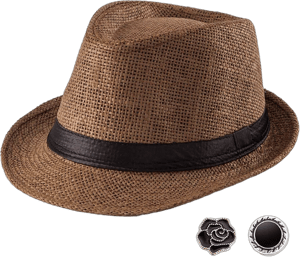 Straw Fedora Hat