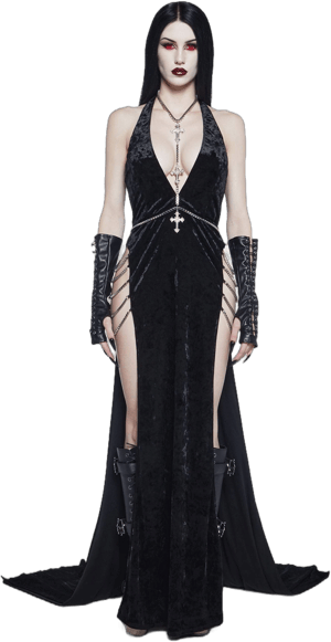 Unholy Queen of The Dead Maxi Dress