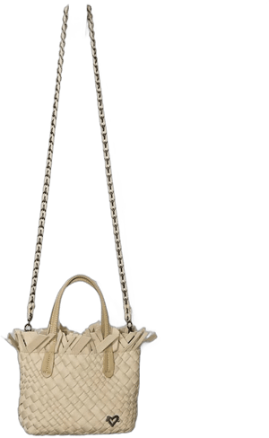 Tommy Bahama Women's Tiny Mini Fringe Woven Tote