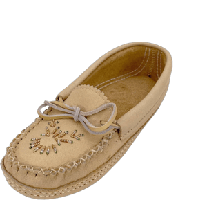 Women's Genuine Moose Hide Leather Moccasin Slippers