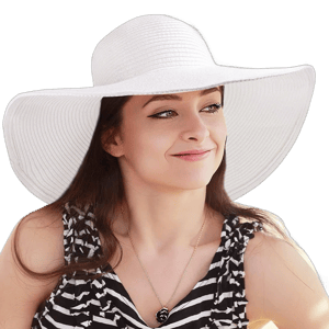 Floppy Wide Brim Straw Sun Hat