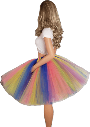 Whimsical Circus Rainbow Tutu