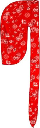 Red Bandana Print Du Rag- Premium durag Wave Cap doorags durags