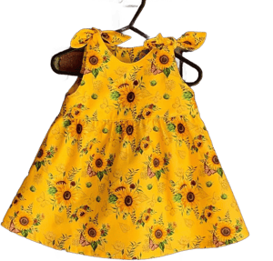 TwoBlackRabbits Cheerful Sunflower Birthday Dress