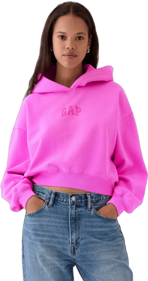 Gap Women's Vintage Soft Cropped Hoodie