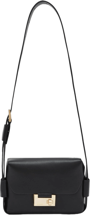 Allsaints Frankie Convertible Leather Crossbody Bag