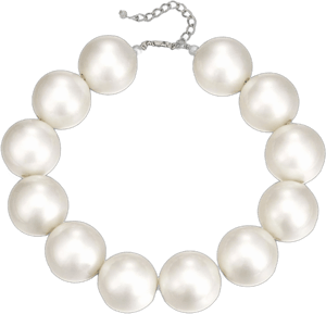 Flyonce Women's Chunky Pearl Choker Necklace