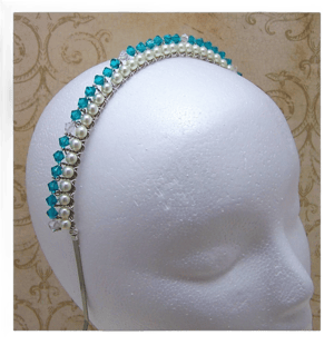 Anne Boleyn Renaissance Pearl Wire Wrapped Tiara