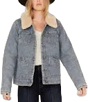 Pony Up Reversible Denim Blanket Jacket