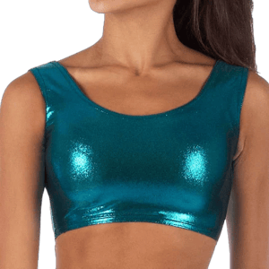 Alegra Metallic Betty Dance Crop Top