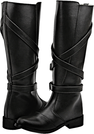 Men's Gardena Stylish Leather Tall Knee High Boots