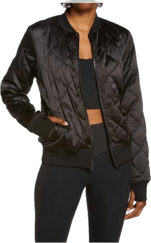 Blanc Noir Women's Reversible Bomber Jacket