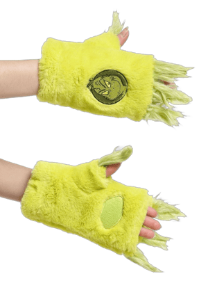 How The Grinch Stole Christmas! Fuzzy Fingerless Gloves