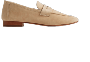 Quince Women's Italian Suede Penny Loafers