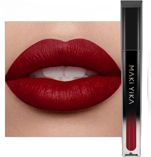 MAKI YIKA Dark Red Lipstick for Women Color Stay Long Lasting Lipsticks, No Smudge Matte Liquid Lipstick Transferproof Cruelty-Free Lip Color |