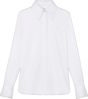 Lafayette 148 New York Women's French Cuff Silk Blouse