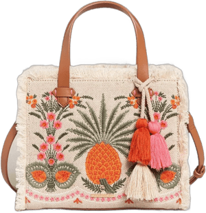 Spartina 449 Women's Boho Fringe Satchel Crossbody Bag